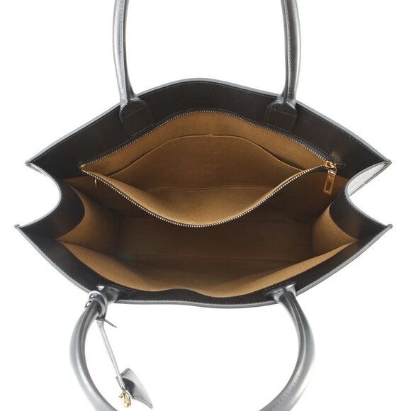 CELINE Triomphe Vertical Cabas Tote PVC/Leather Black 190972 - Picture 14 of 14